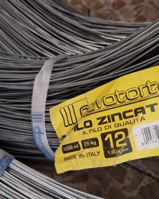 Matasse Filo Zincato Cavatorta N.12 (1,80mm) 25kg