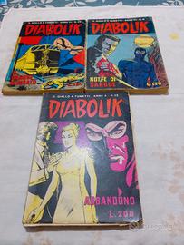 Fumetti,lotto Diabolik anni VI,VII,VIII,X