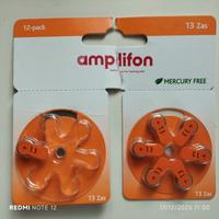 Batterie x apparecchi acustici nuove