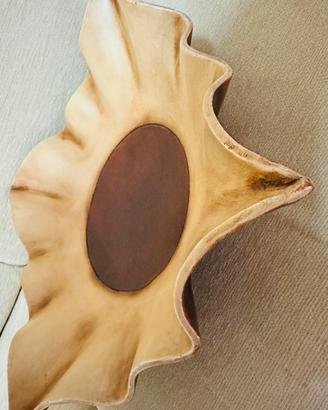 Centro Tavola ‘Vitullo’ Terracotta realiz.a mano