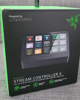 Razer Stream Controller X – Deck professionale