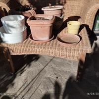 arredo giardino in rattan naturale