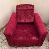Poltrona movimento relax elettrico e lift due moto