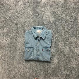 Camicia levis in demin maniche corte taglia M
