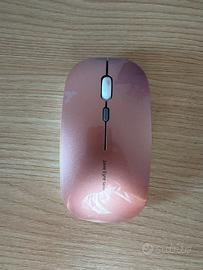Mouse Wireless Uiosmuph Oro Rosa - Bluetooth