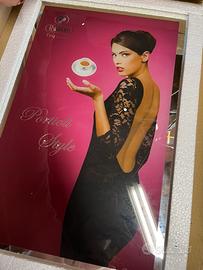 Quadro specchio Portioli l’ espresso