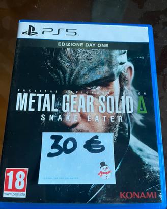 Videogioco metal gear solid ps4/5