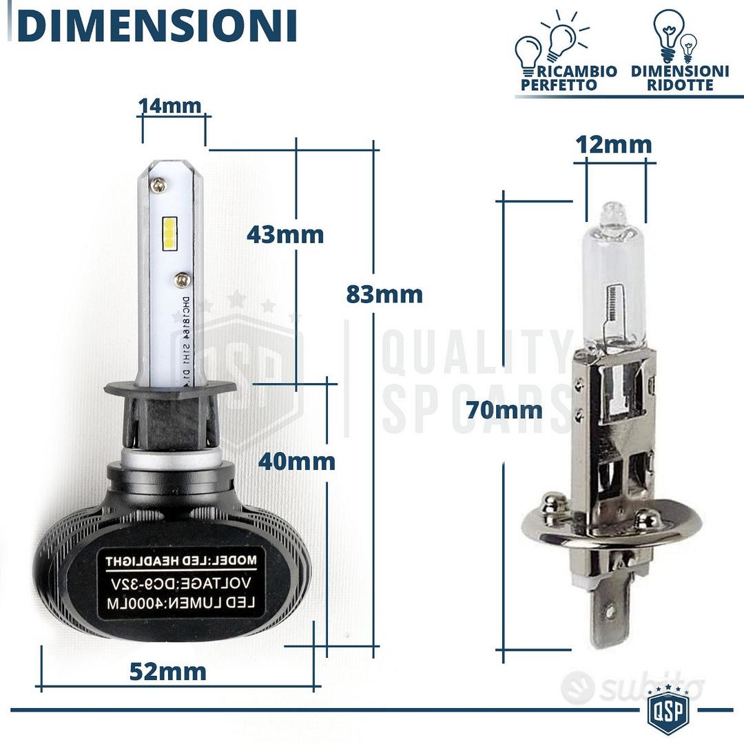 Subito - RT ITALIA CARS - Kit LED H1 al Quarzo 360° CANbus Potenti 6500K  55w - Accessori Auto In vendita a Bari