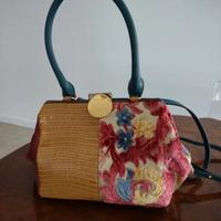 Borsa MARNI in pelle e velluto 