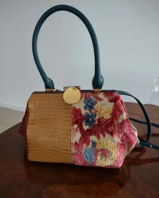 Borsa MARNI in pelle e velluto 