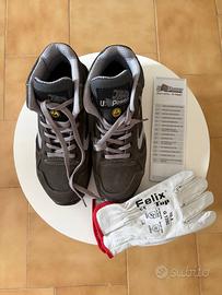 Scarpe antinfortunistiche  + Guanti - Mai usati