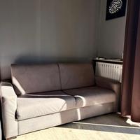 Divano letto microfibra