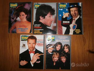 Ciak rivista N° 7-9-10-11-12 anno 1986 ben conserv