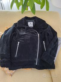 Giacca biker donna Sputnik in vera pelle