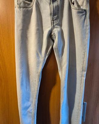 Jeans Uomo Slim Azzurro Chiaro