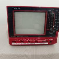 TV mini  radio  bianco e nero funzionante