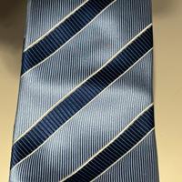 Cravatta regimental blu