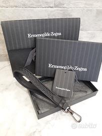 Portachiavi in pelle Ermenegildo Zegna