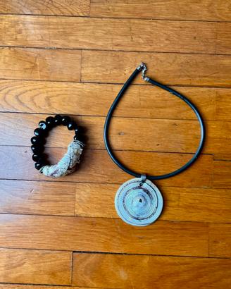 Collana e Bracciale in Vera Conchiglia set