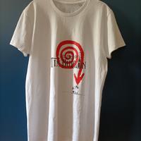 T shirt bianca con disegno TIM BURTON
