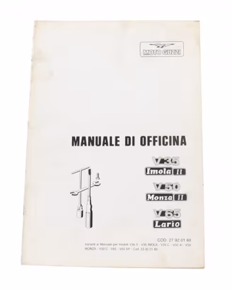 Variante manuale officina Moto Guzzi Imola Monza L
