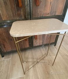 Tavolino piccolo con piano in marmo Zara Home