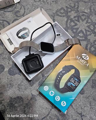 Smartwatch MAREA Smart ARGENTO - NUOVO, MAI INDOSS