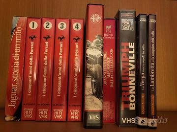 Cassette VHS e DVD auto moto