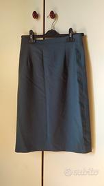 Gonna verde bottiglia