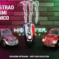 Modellino Citroën 2CV Artigianale - Monster Energy