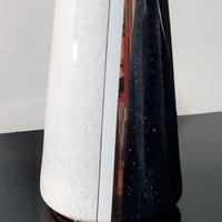 Vaso tronco-conico, ceramica Anni '80, TV Italia