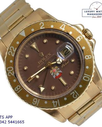 ROLEX GMT Master 1675 UAE Qurayash Hawk Maktoum