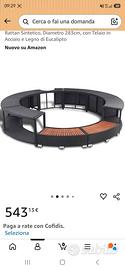 Bordo per Vasca Idromassaggio in Rattan Sintetico,