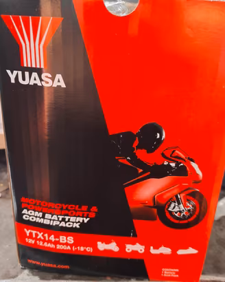 batteria moto nuova YTX14-BS