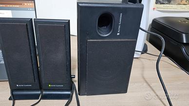 2 autoparlanti e subwoofer Altec leasing Vs 2121