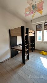 Letto a soppalco in perfette condizioni