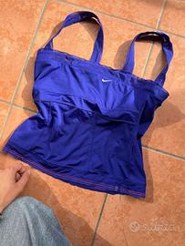 Canotta Nike Dri-FIT blu elettrico taglia M