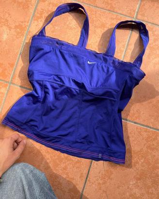 Canotta Nike Dri-FIT blu elettrico taglia M