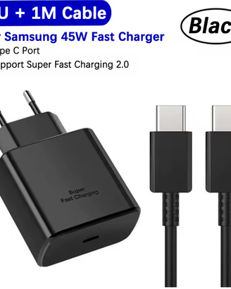 Caricabatterie originale Samsung 45W Super Veloce