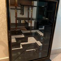 Vetrina, mobile e lume stile orientale