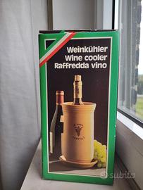 Contenitore raffredda vino in terracotta