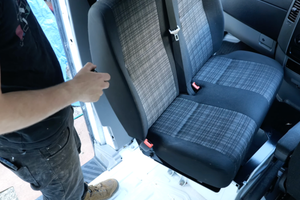 Piastra girevole sedile doppio Sprinter o Crafter