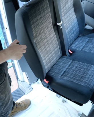 Piastra girevole sedile doppio Sprinter o Crafter
