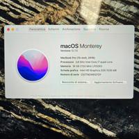 Mac book pro 15.4 pollici