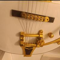 Harley Benton semi acustica BigTone Trem White