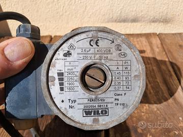 pompa acqua caldaia ferroli elite