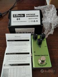 Pedale per Chitarra Vintage overdrive