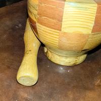 🥣 Mortaio e Pestello in Legno Artigianale - Desig