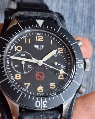 Bund Militare Pilot HEUER chrono fly-back vintage