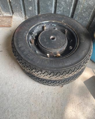 Ruote posteriori michelin per ape 50
